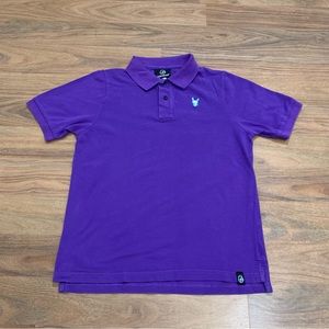 Kidrobot Purple Cotton Polo Shirt Men’s Size Small